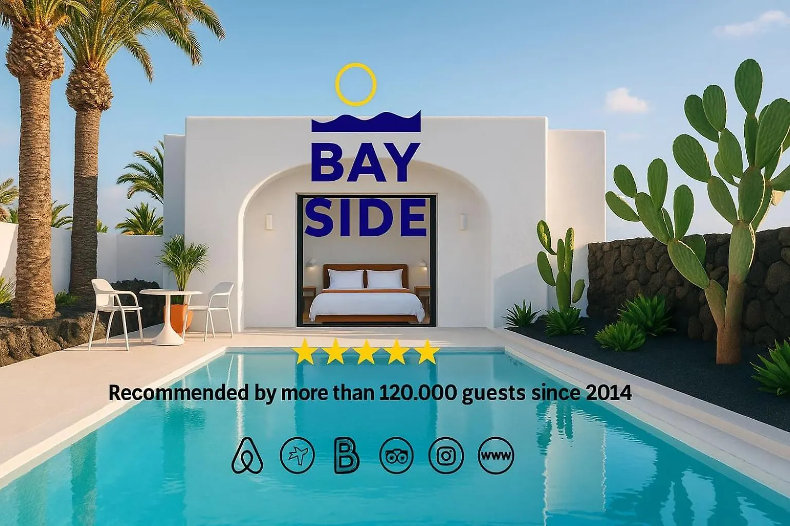 Bayside Cocoteros Hideaway Palm Sunset Apartman Guatiza